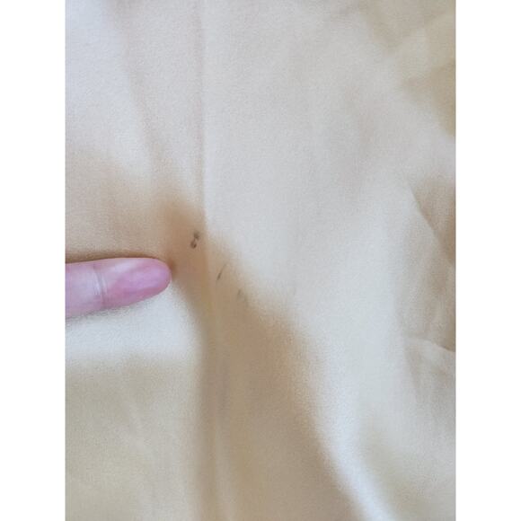 NWD Reformation Ronda Silk Wedding Gown Maxi Dress Size 14 Sunshine #4A458 - Picture 7 of 16